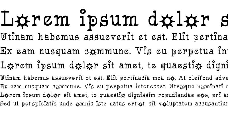 Sample of Pegyptienne Regular