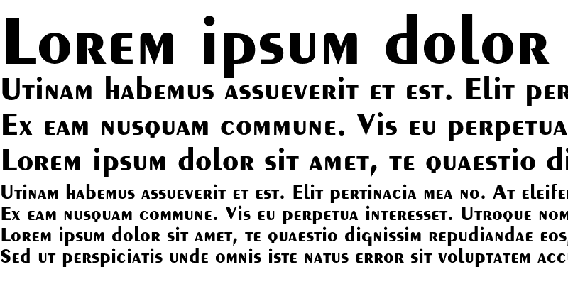 Sample of Peignot LT Std Bold