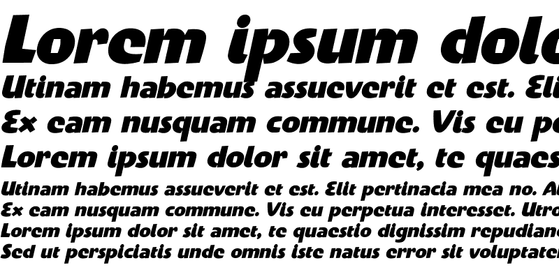 Sample of Penguin Bold Italic