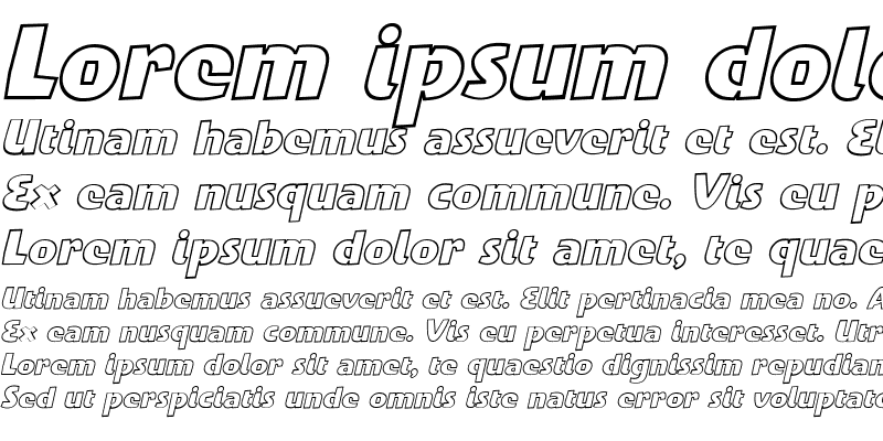 Sample of Penguin Italic