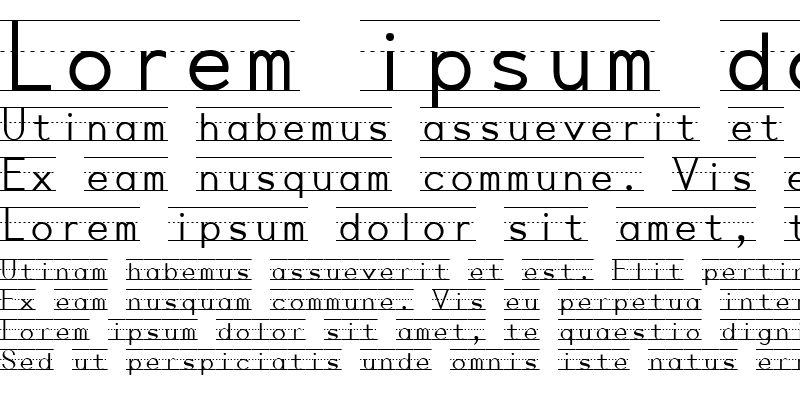 Sample of Penmanship Print Regular