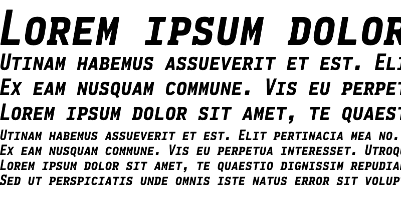 Sample of Pennsylvania SC Bold Italic