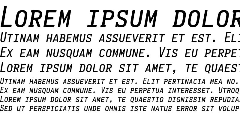 Sample of Pennsylvania SC Regular Italic