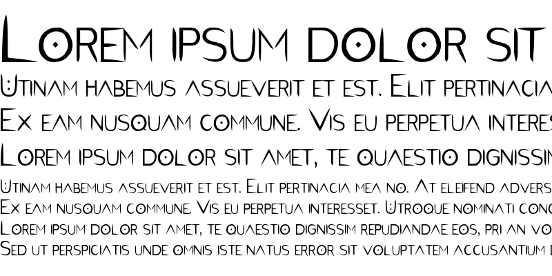 Sample of PentaGram?s Salemica Eximius