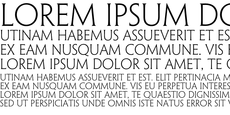 Sample of Penumbra HalfSerif Std Light