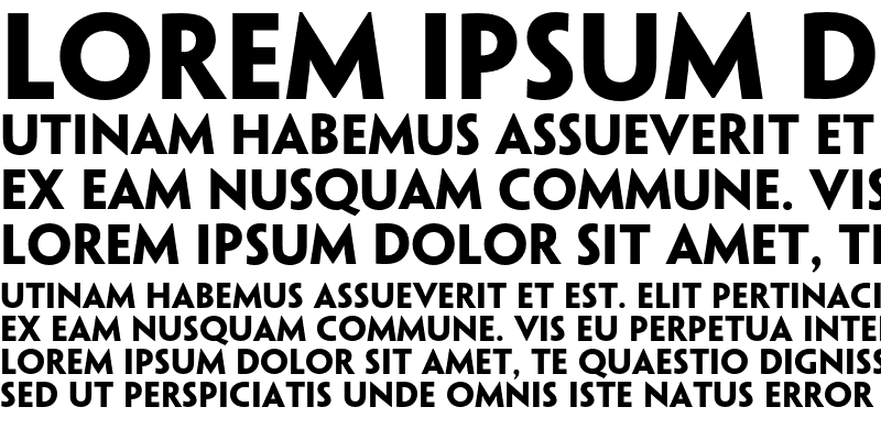 Sample of Penumbra Sans Std Bold