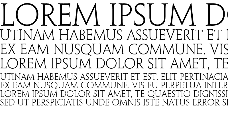 Sample of Penumbra Serif Std Light
