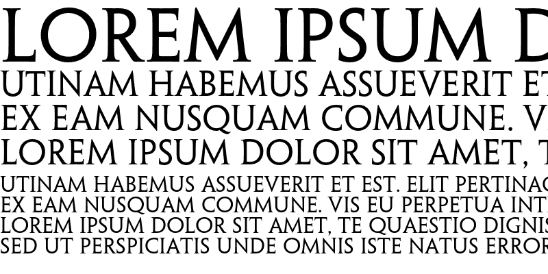Sample of Penumbra Serif Std