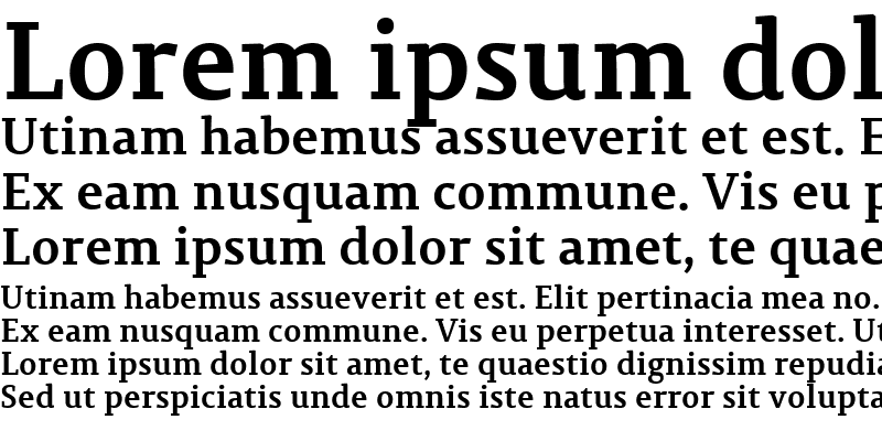 Sample of PermianSlabSerifTypeface Bold