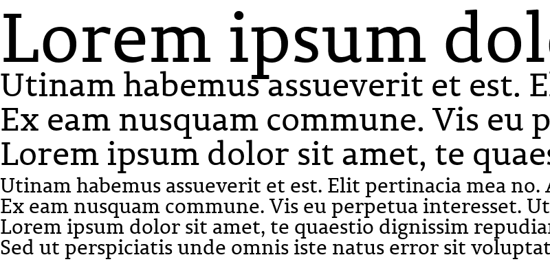 Sample of PermianSlabSerifTypeface