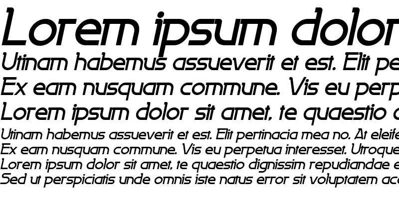 Sample of Persia Bold Italic