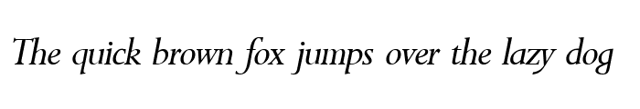 Preview of Perspective RegularItalic