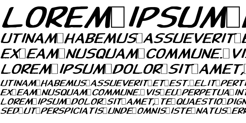 Sample of Pester 8 Bold Italic