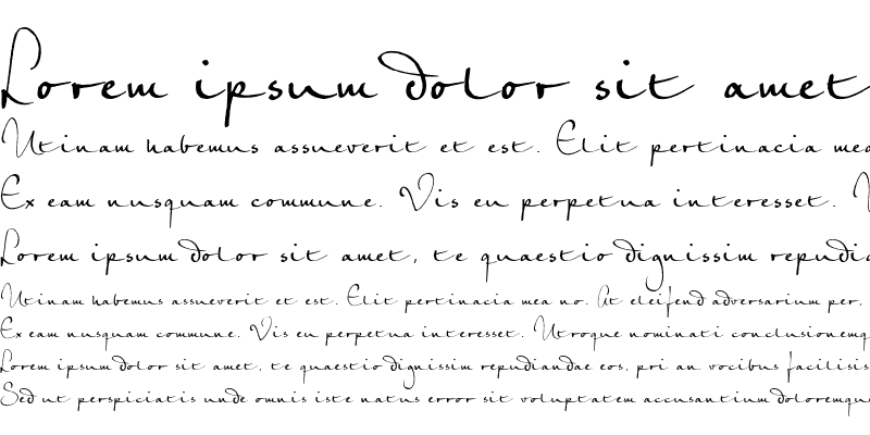 Sample of Petra Script EF
