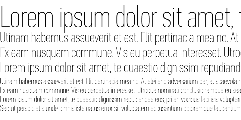 Sample of PF Din Text Comp Pro Extra Thin