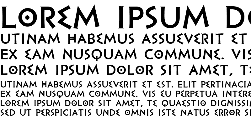 Sample of PF Hellenica Serif Pro Bold