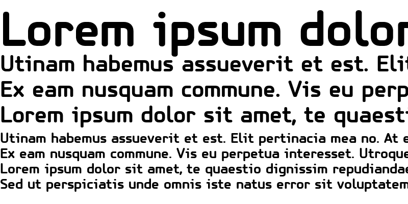 Sample of PF Isotext Pro Bold