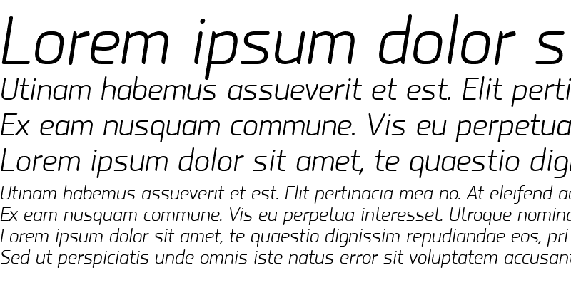 Sample of PF Isotext Pro Light Italic