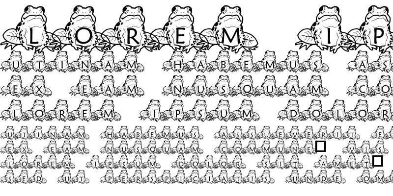 Sample of pf_frog_sitting Regular