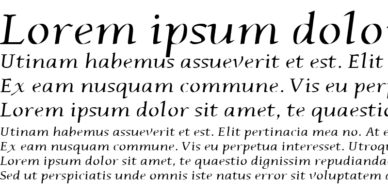 Sample of Phaedrus Italic