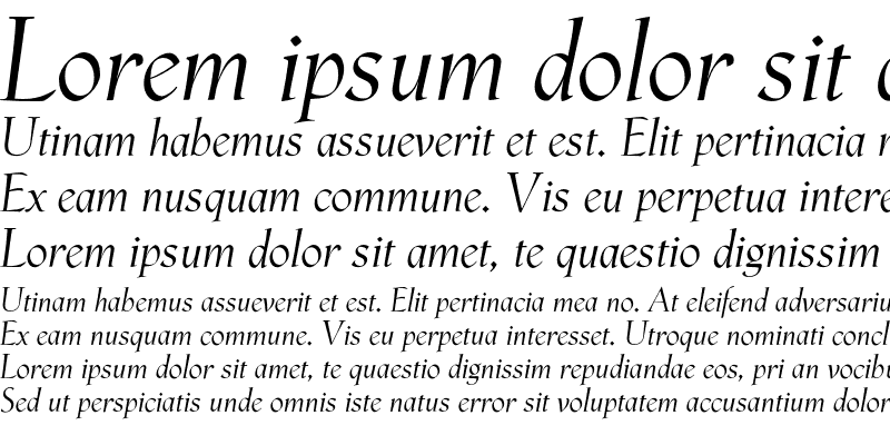 Sample of Phaistos FB Italic