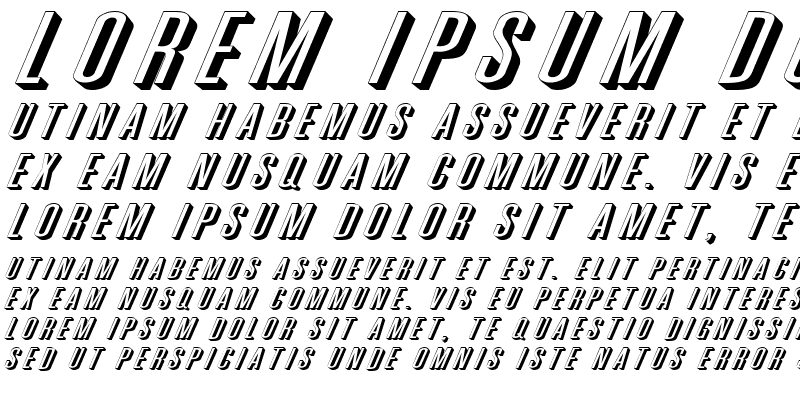 Sample of Phoenix Extended D Italic