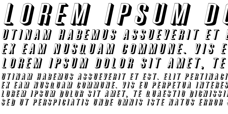 Sample of Phoenix Extended Italic