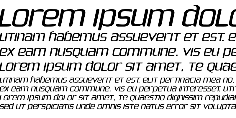 Sample of Phoenix Sans Italic