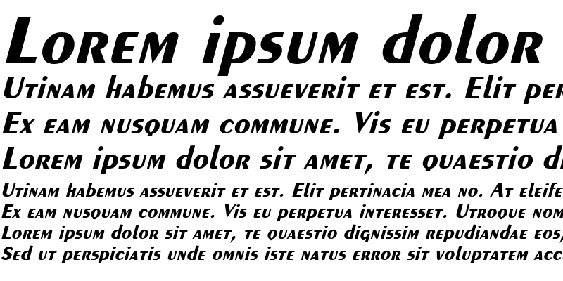 Sample of Physical 6 Italic