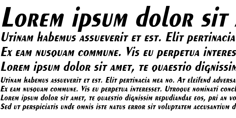 Sample of Physical 7 Italic