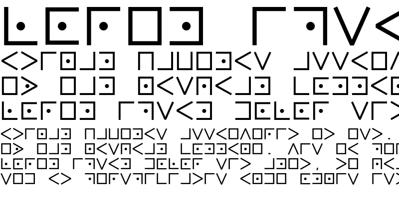 Sample of Pigpen Cipher