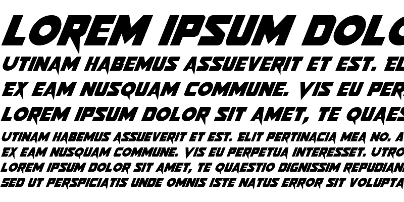 Sample of Pistoleer Italic Italic