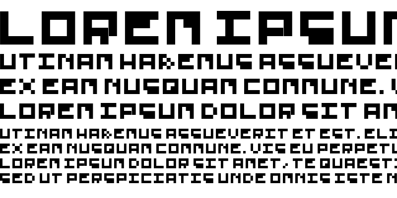 Minecraft Pixel Font Download - Fonts4Free