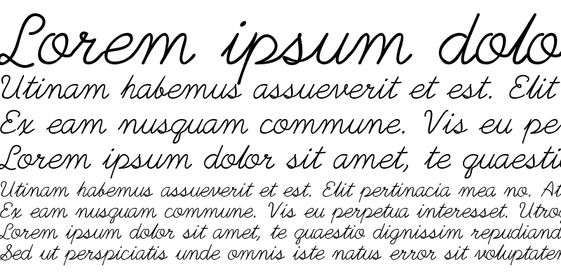Sample of PlainPensle Italic