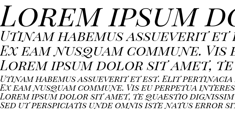 Sample of Playfair Display SC Italic