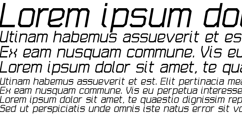 Sample of Plotta Bold Italic