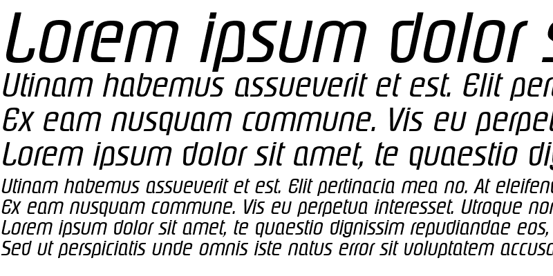Sample of Plover Italic