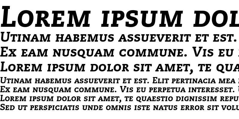 Sample of PMN Caecilia 86 Heavy Small Cap Italic