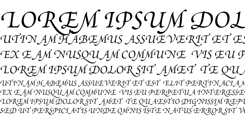 Sample of Poetica Supp Swash Capitals II