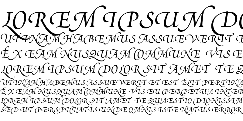Sample of Poetica Supp Swash Capitals III