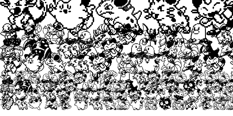 Sample of Pokemon pixels 1