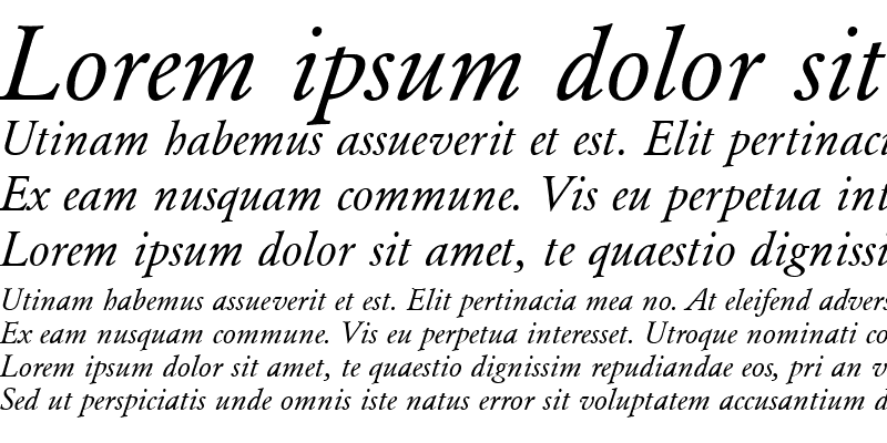 Sample of Poles Apart 4 Italic