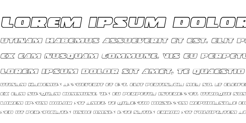 Sample of Police Cruiser Outline Italic Italic
