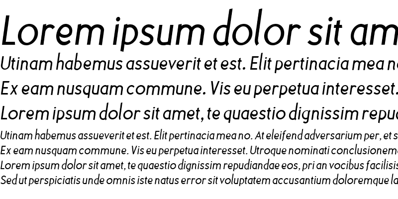 Sample of Polymer Book Italic