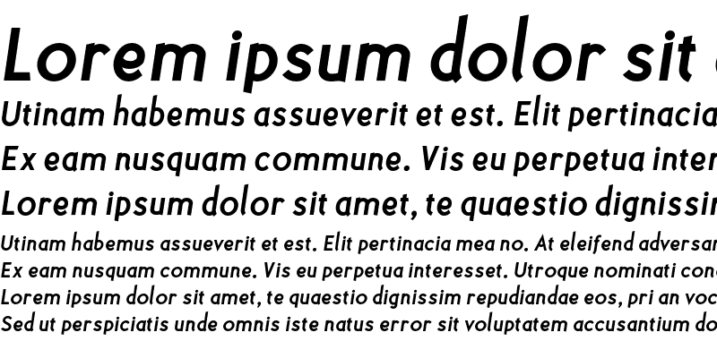 Sample of PolymerBoldItalic