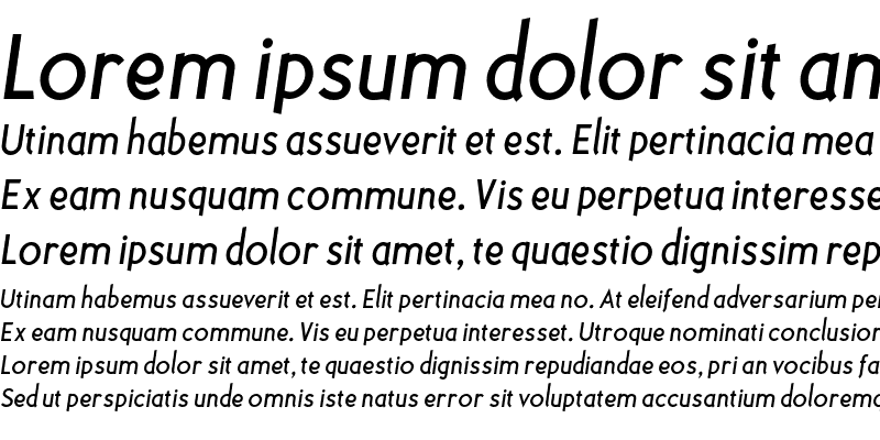 Sample of PolymerMediumItalic