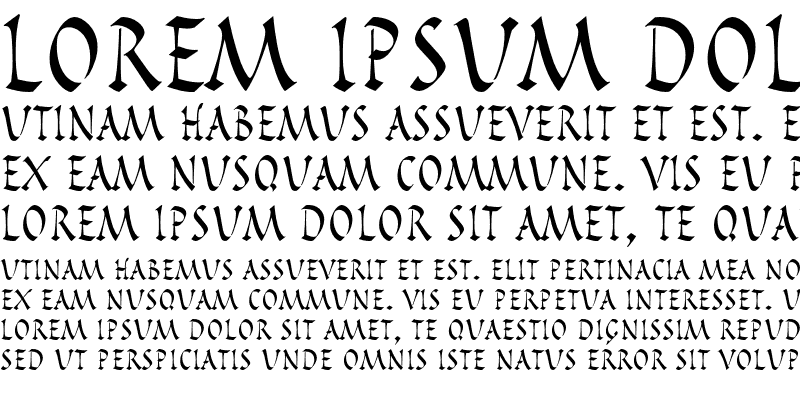 Sample of Pompeijana Roman