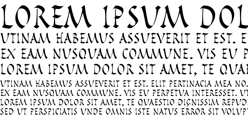 Sample of PompeijanaRoman Roman