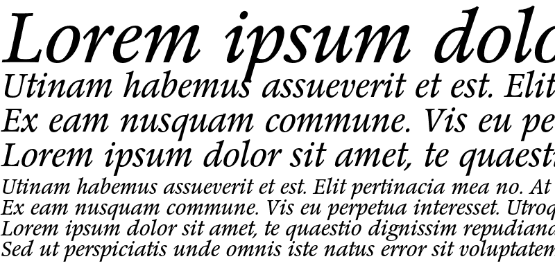 Sample of Poppl-Pontifex BE with Oldstyle Italic