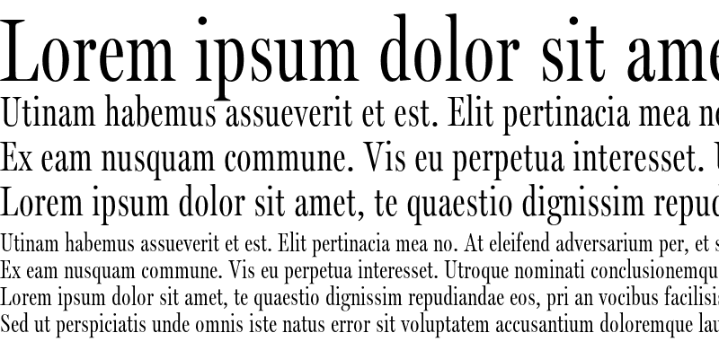 Sample of Post Serif Regular